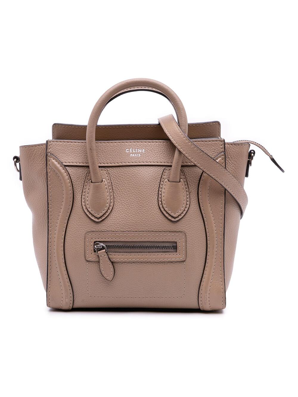 Celine Nano Leather Luggage Tote Pre- #360562C10B